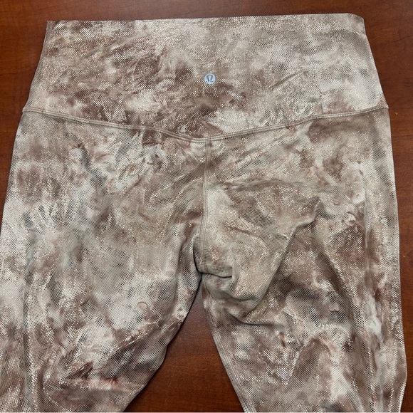 lululemon athletica shiny copper/gold Leggings - Picture 2 of 3